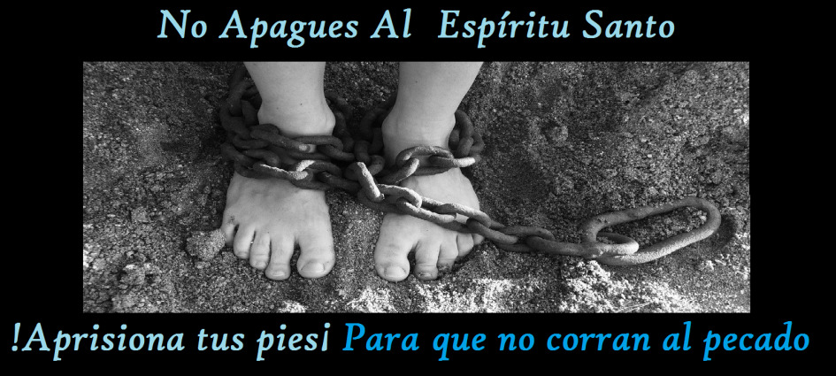 apagamos al Espíritu Santo cuando caminamos al pecado