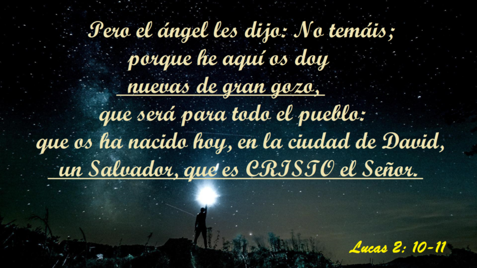 El primer culto de Navidad
